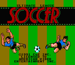 Ultimate League Soccer title screenshot